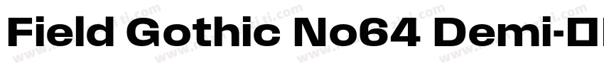 Field Gothic No64 Demi字体转换